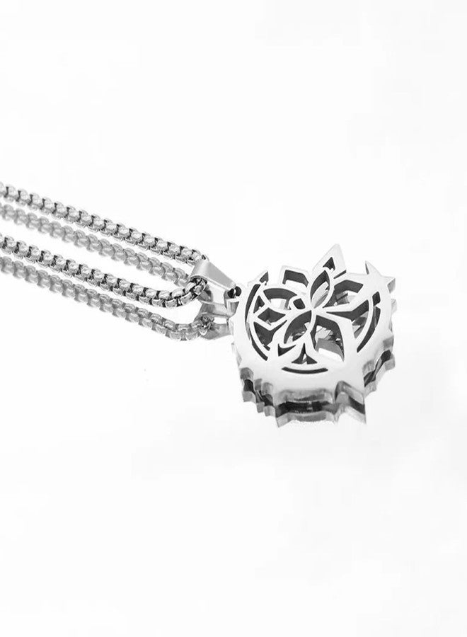 retsamradassaT Honkai Impact 3 Necklace 3rd Elysia Flame Chaser Signet of Ego Cosplay Pendant Choker Chain Jewelry Accessory Gift, Standard - Image 3
